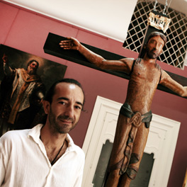 restored Byzantine Christ Riccardo Ruggiano